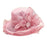 Women's Sun Hat Mesh Bowler Hat Organza Summer Sunshade