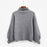 Half Turtleneck Lantern Sleeve Sweater Loose Slim Looking Base Knitwear