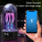 Creative 3in1 Colorful Jellyfish Lamp With Clock Luminous Portable Stereo Breathing Light Smart Decoration Bluetooth-compatible Speaker